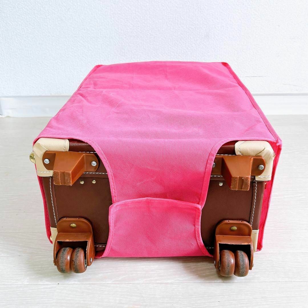 レザートランク キャリーケース スーツケース グローブトロッター風 ２輪 カバー レディースのバッグ(スーツケース/キャリーバッグ)の商品写真