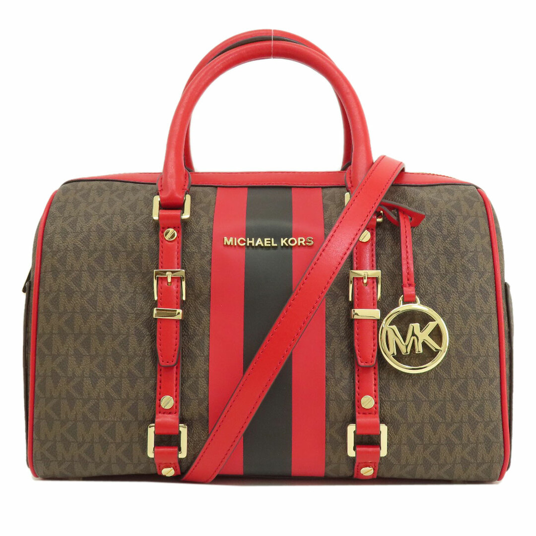 Michael Kors(マイケルコース)のMichael Kors MKシグネチャー 2WAY ハンドバッグ レザー コーテッドキャンバス レディース レディースのバッグ(ハンドバッグ)の商品写真