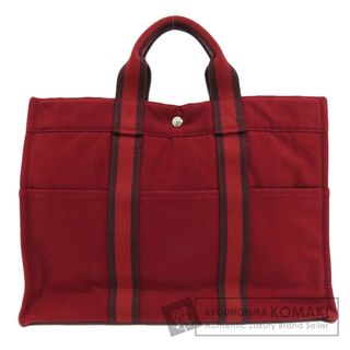 エルメス(Hermes)のHERMES サックフールトゥMM ハンドバッグ キャンバス レディース(ハンドバッグ)