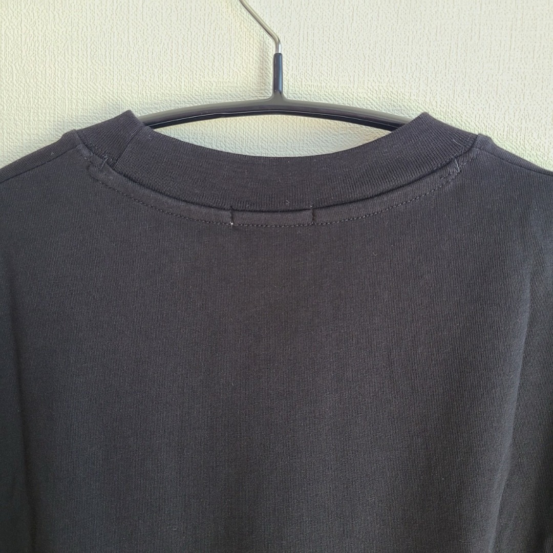 GU(ジーユー)のロングスリーブT 　ロンT　スリット コットン 綿100％　レディース　  レディースのトップス(Tシャツ(長袖/七分))の商品写真