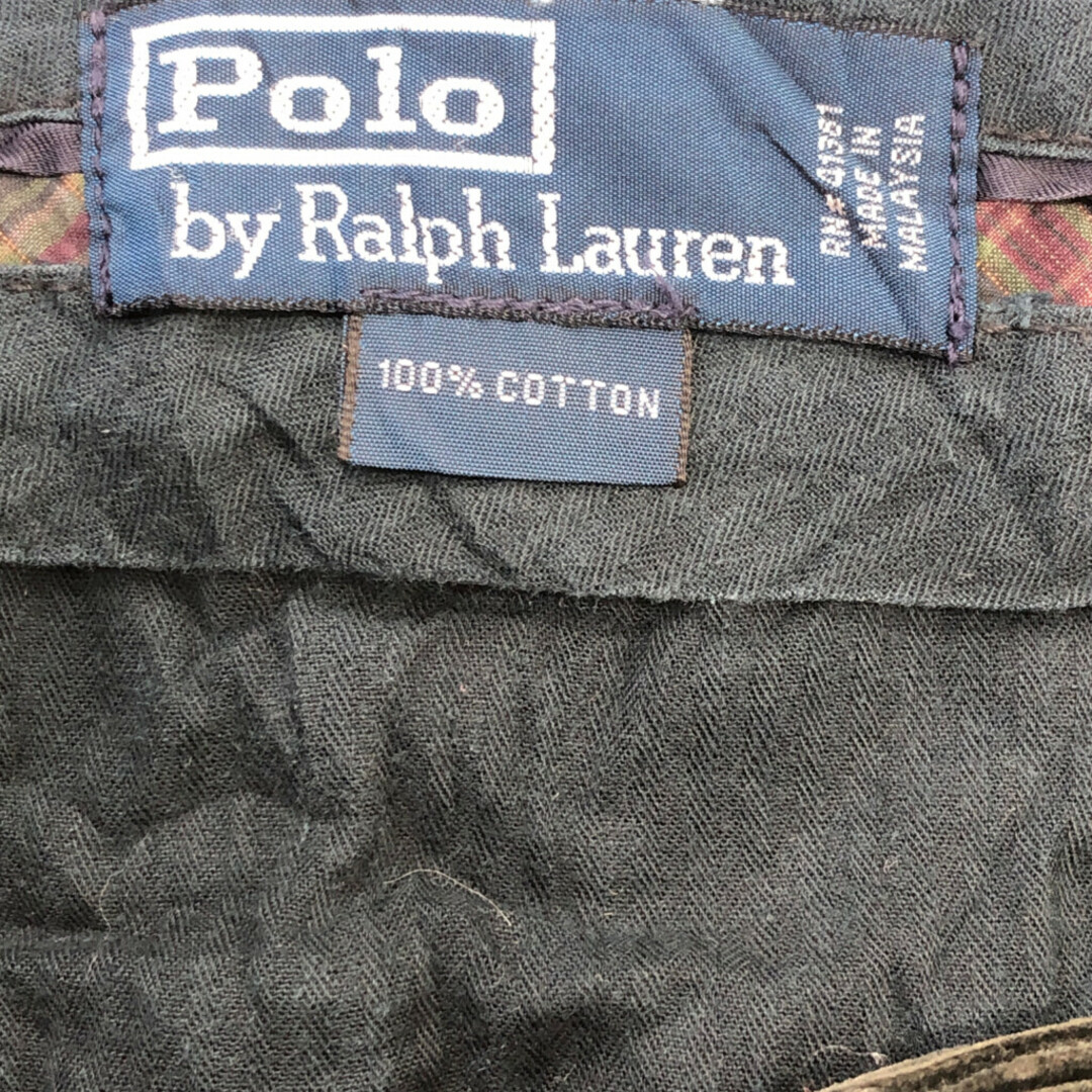 POLO RALPH LAUREN(ポロラルフローレン)のPolo by Ralph Lauren ポロ ラルフローレン コーデュロイ パンツ ブラック (メンズ 34/30) 中古 古着 Q1166 メンズのパンツ(その他)の商品写真