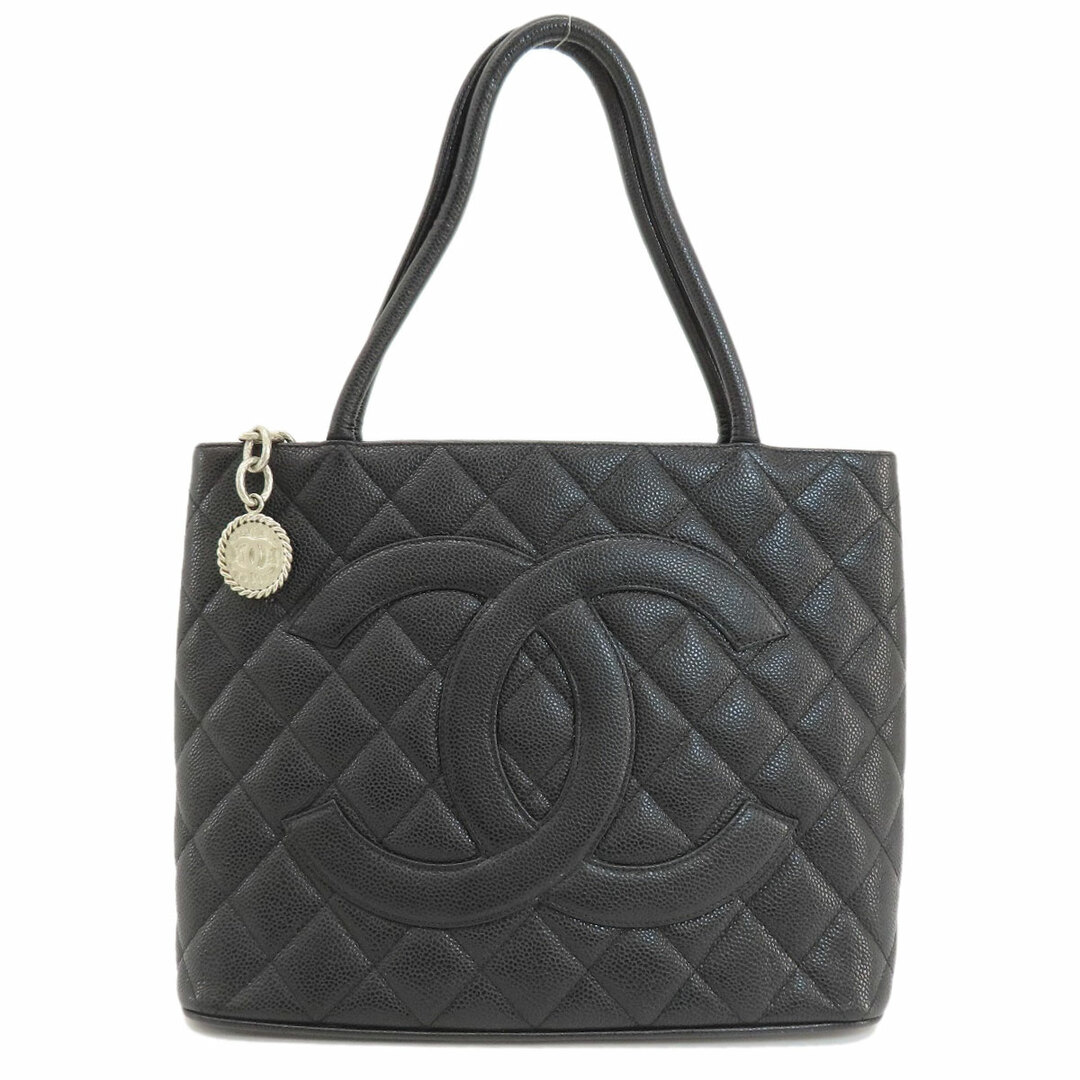 CHANEL - CHANEL 復刻トート シルバー金具 トートバッグ キャビア CHANEL - CHANEL 復刻トート シルバー金具 トートバッグ キャビア