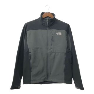 ザノースフェイス(THE NORTH FACE)のTHE NORTH FACE ノースフェイス ソフトシェルジャケット アウトドア グレー (メンズ S) 中古 古着 Q1178(その他)