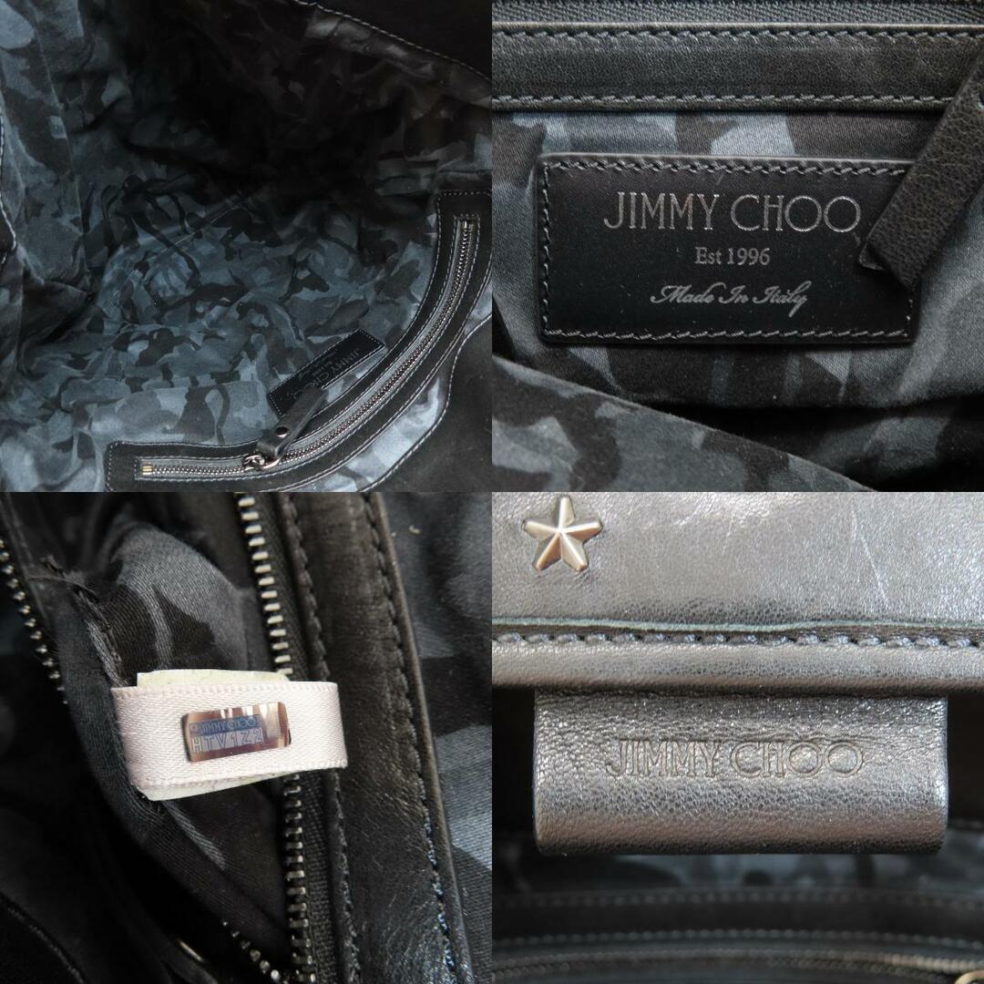 JIMMY CHOO(ジミーチュウ)のJimmy Choo フロイド スターモチーフ リュック・デイパック レザー レディース レディースのバッグ(リュック/バックパック)の商品写真