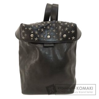 ジミーチュウ(JIMMY CHOO)のJimmy Choo フロイド スターモチーフ リュック・デイパック レザー レディース(リュック/バックパック)