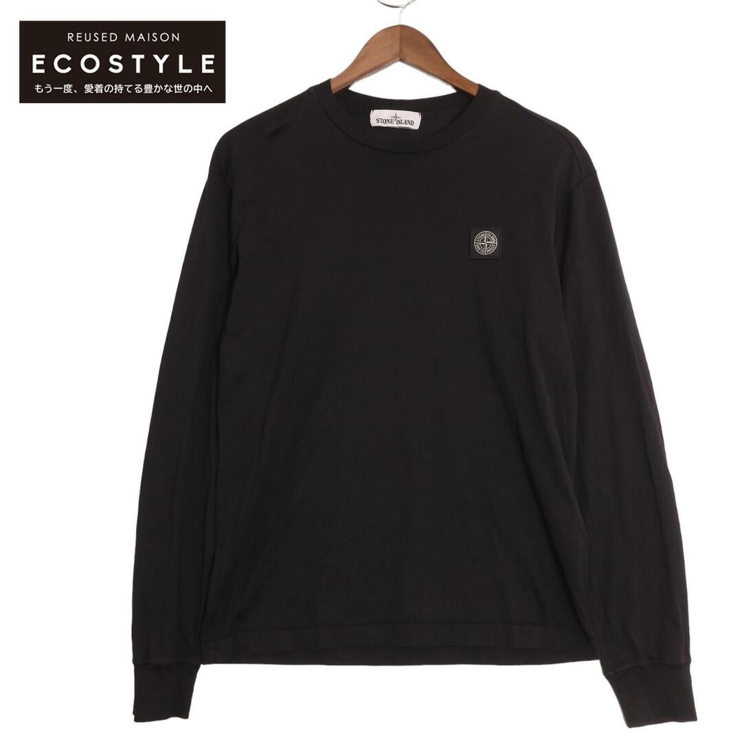 STONE ISLAND(ストーンアイランド)のストーンアイランド 21SS ブラック ロゴ 長袖Tシャツ 741522713 S メンズのトップス(その他)の商品写真