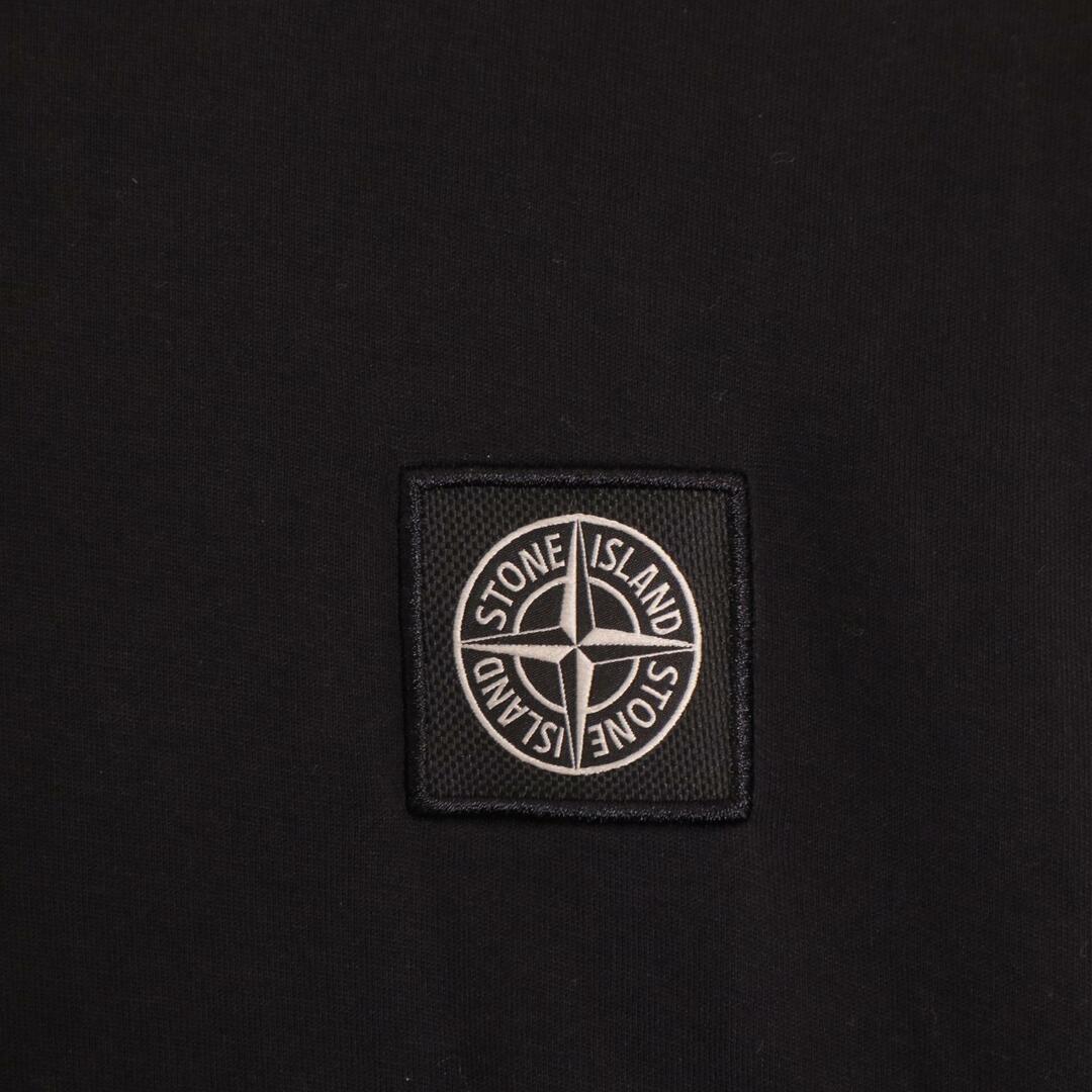 STONE ISLAND(ストーンアイランド)のストーンアイランド 21SS ブラック ロゴ 長袖Tシャツ 741522713 S メンズのトップス(その他)の商品写真