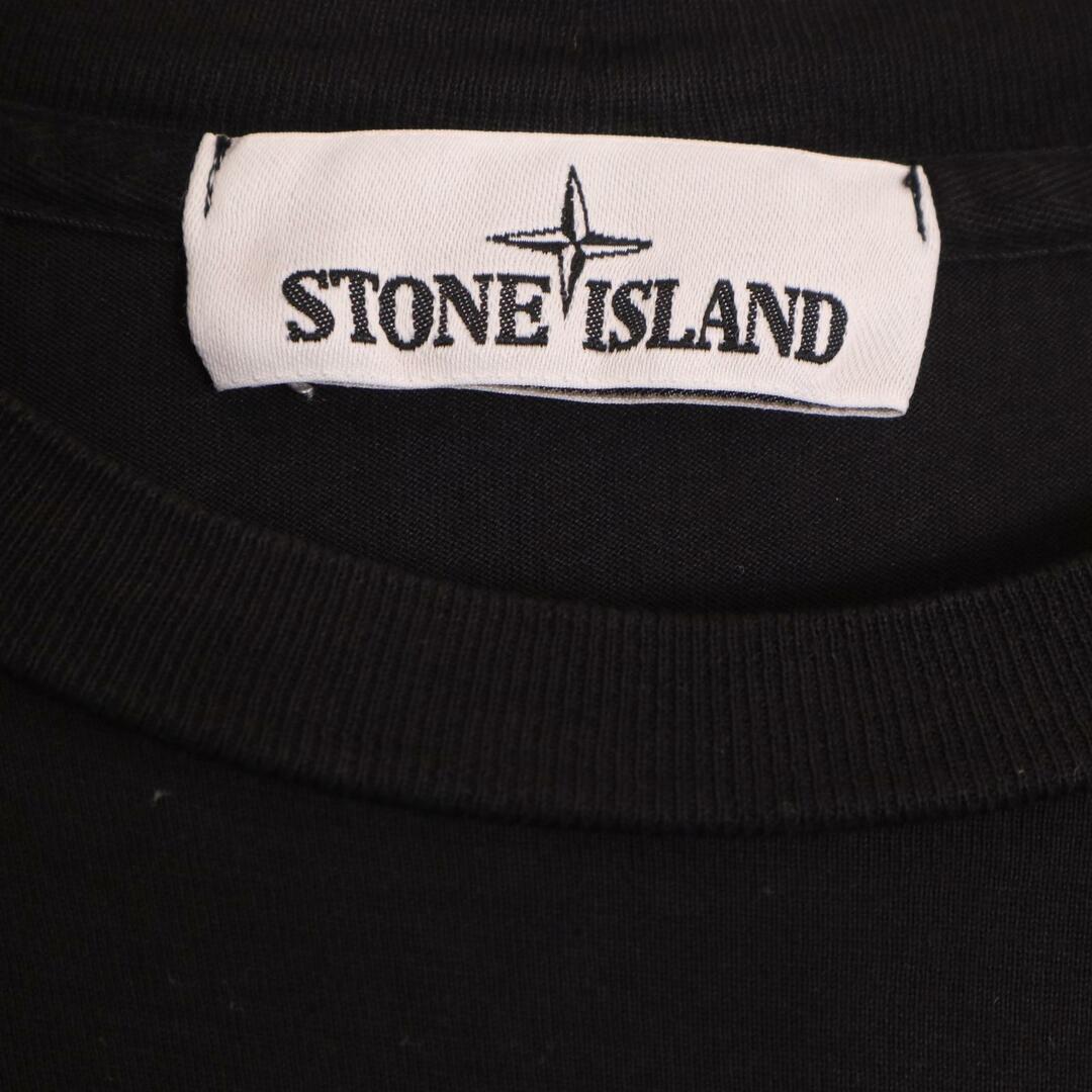 STONE ISLAND(ストーンアイランド)のストーンアイランド 21SS ブラック ロゴ 長袖Tシャツ 741522713 S メンズのトップス(その他)の商品写真