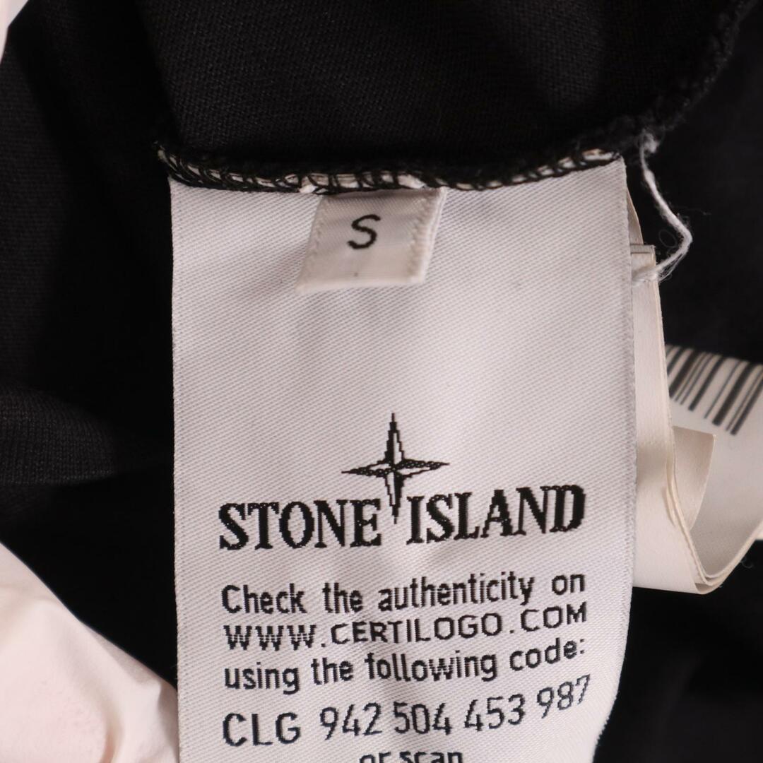 STONE ISLAND(ストーンアイランド)のストーンアイランド 21SS ブラック ロゴ 長袖Tシャツ 741522713 S メンズのトップス(その他)の商品写真