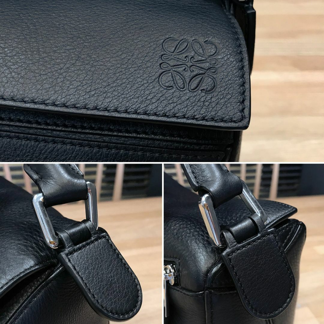 LOEWE(ロエベ)の新品同様 ロエベ 現行 パズルバッグ スモール クラシックカーフスキン ブラック レディースのバッグ(ショルダーバッグ)の商品写真