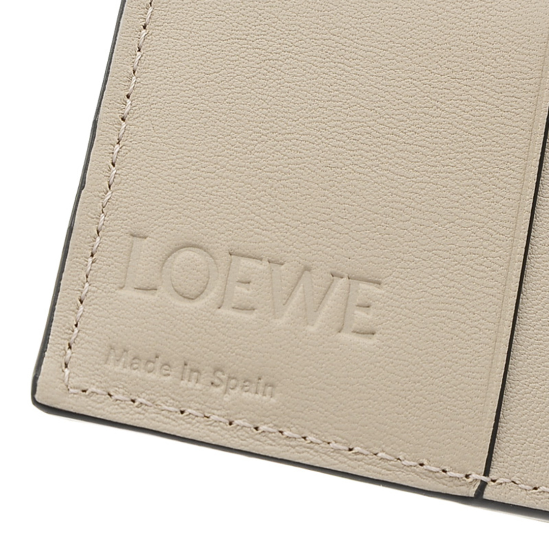 LOEWE(ロエベ)のロエベ コンパクト ジップウォレット 財布 グレインカーフ ローズマリー/タン レディースのファッション小物(財布)の商品写真