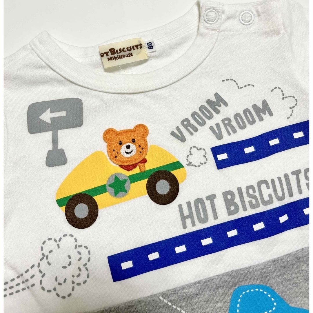 HOT BISCUITS(ホットビスケッツ)の【サイズ80】ホットビスケッツ 半袖 Tシャツ キッズ/ベビー/マタニティのベビー服(~85cm)(Ｔシャツ)の商品写真