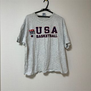 チャンピオン(Champion)の訳あり　90'sアメリカ製champion USA BASKETBALL 古着(Tシャツ/カットソー(半袖/袖なし))