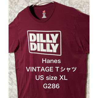 ヘインズ(Hanes)の【レア】US古着 ビッグサイズ XLsize Hanes 半袖Tシャツ(Tシャツ/カットソー(半袖/袖なし))