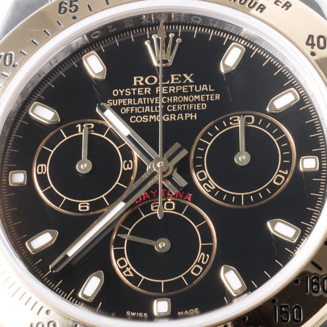 ROLEX(ロレックス)のロレックス デイトナ 116523 ブラック G番 メンズ 中古 腕時計 メンズの時計(腕時計(アナログ))の商品写真