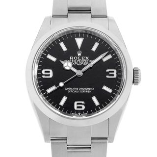 ロレックス(ROLEX)のロレックス エクスプローラーI 124270 ブラック ランダム番 メンズ 中古 腕時計(腕時計(アナログ))