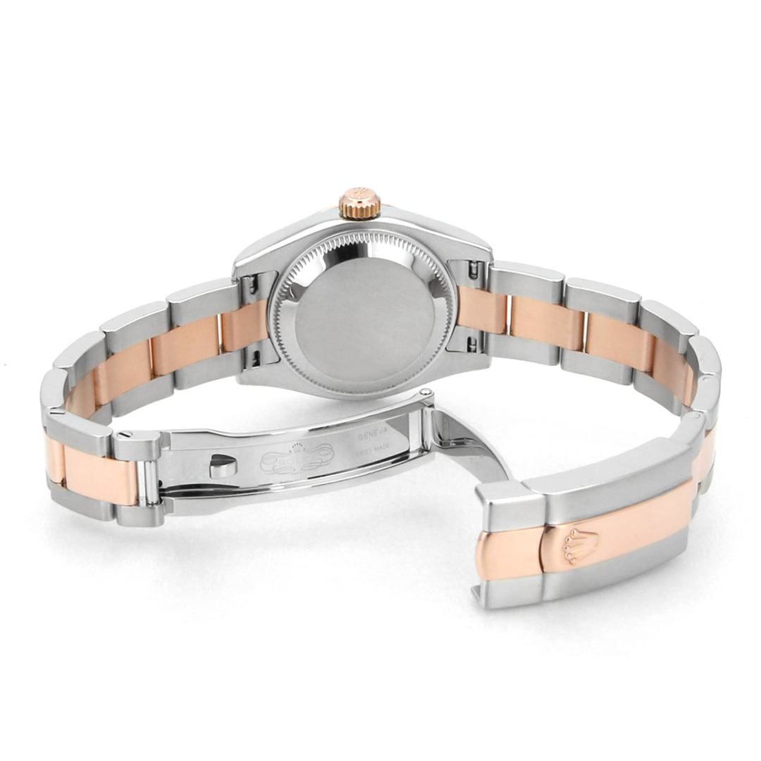 ROLEX(ロレックス)のロレックス デイトジャスト 10Pダイヤ 179171G ピンク 3列 オイスターブレス ランダム番 レディース 中古 腕時計 レディースのファッション小物(腕時計)の商品写真