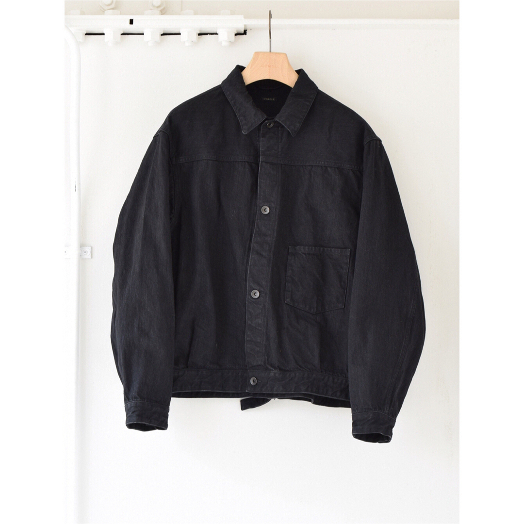 COMOLI(コモリ)の【COMOLI】デニム ジャケット - Black size1  メンズのジャケット/アウター(Gジャン/デニムジャケット)の商品写真