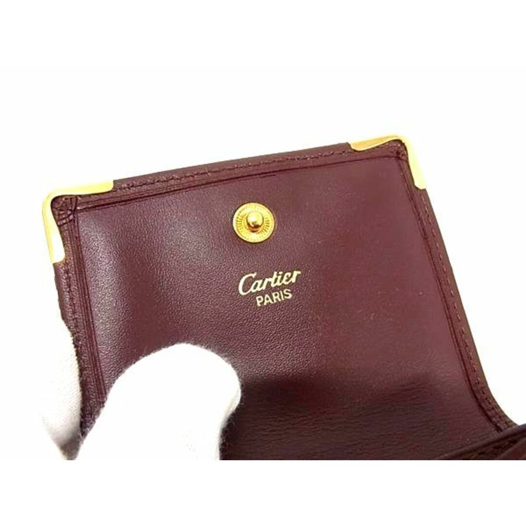 Cartier(カルティエ)の■新品■未使用■ Cartier カルティエ マストライン レザー コインケース コインパース 小銭入れ メンズ レディース ボルドー系 AY0821  レディースのファッション小物(財布)の商品写真