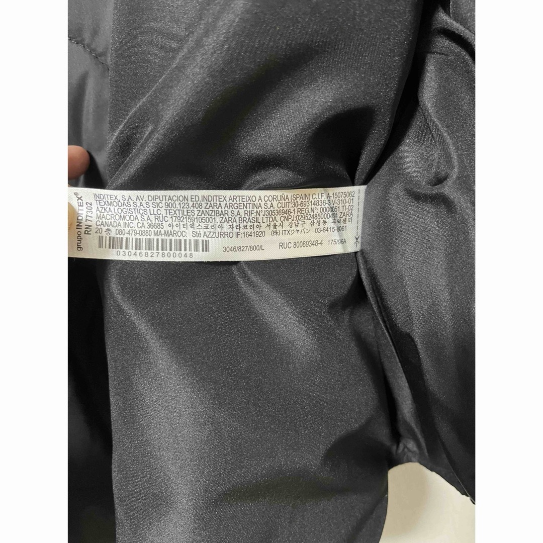 ZARA(ザラ)のZARA ノーカラー　キルティングジャケット　ブルゾン　アウター　中綿 レディースのジャケット/アウター(ブルゾン)の商品写真