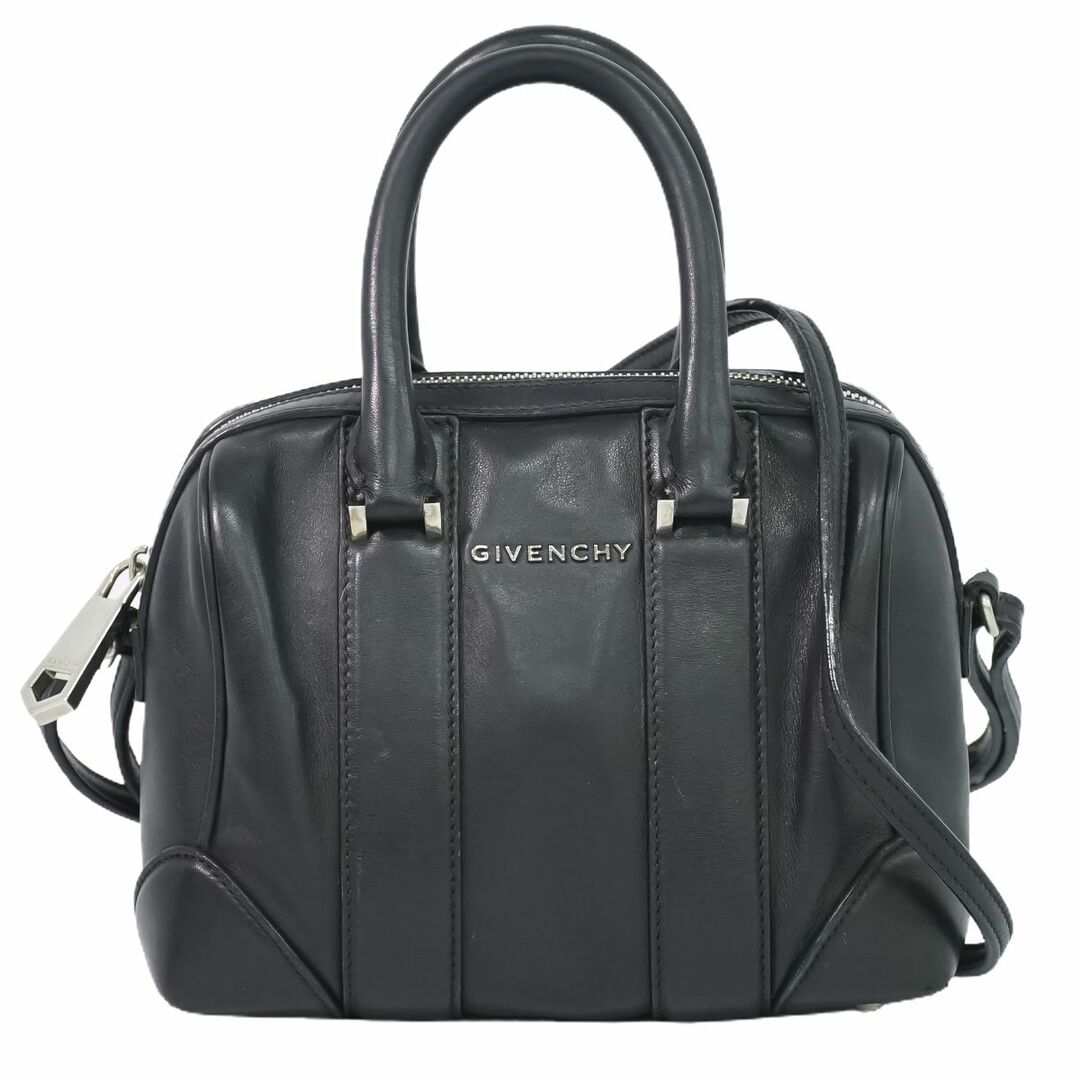 GIVENCHY(ジバンシィ)の本物 ジバンシィ GIVENCHY 2WAY ルクレツィア ショルダーバッグ ポシェット レザー ブラック Lucrezia バッグ 中古 レディースのバッグ(ショルダーバッグ)の商品写真