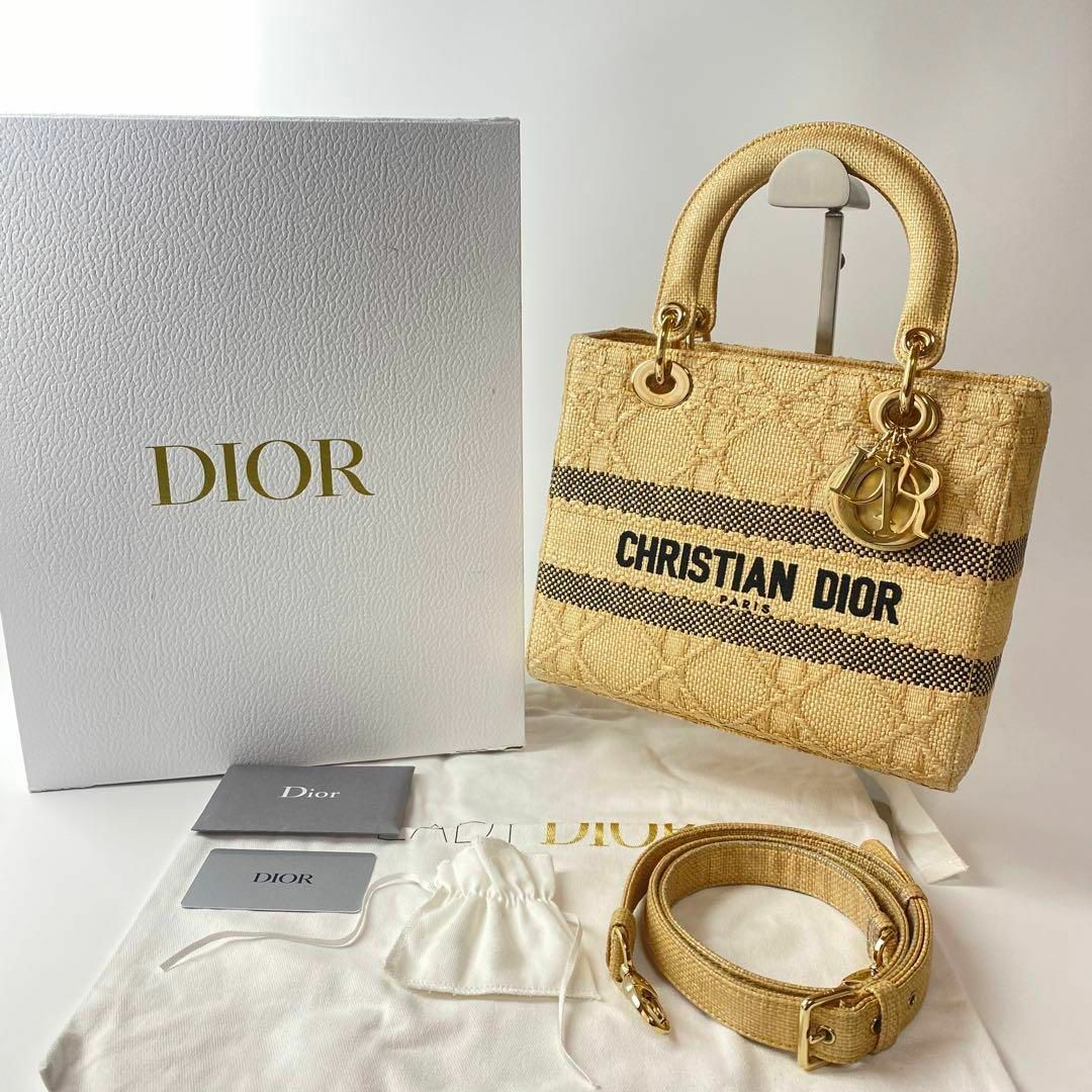 Christian Dior(クリスチャンディオール)のディオール DIOR カナージュ ミディアム 2way ショルダーバッグ 箱付 レディースのバッグ(ショルダーバッグ)の商品写真