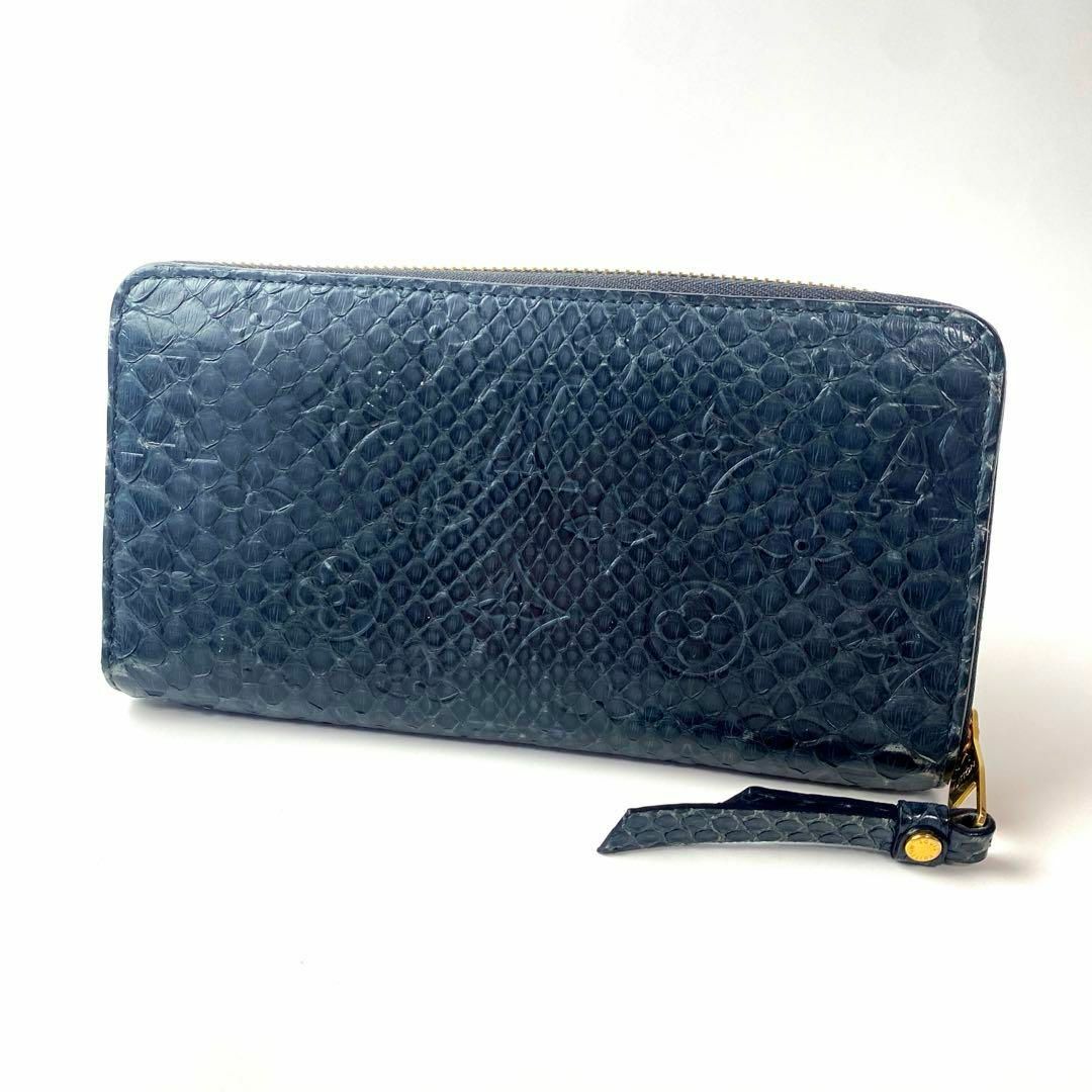 ルイ ヴィトン LOUIS VUITTON 長財布 パイソン ジッピー ルイ ヴィトン LOUIS VUITTON 長財布 パイソン ジッピー