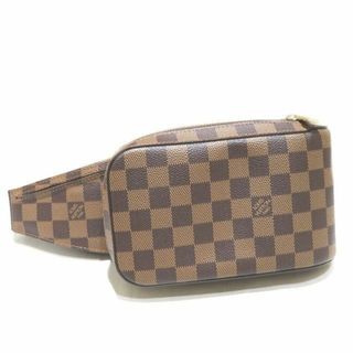 ルイヴィトン(LOUIS VUITTON)の美品 LOUIS VUITTON ヴィトン ダミエ ジェロニモス ボディバッグ ☆ N51994 ブラウン メンズ 鞄 最終モデル UB5135 ▼ クト000 /6C(ボディーバッグ)