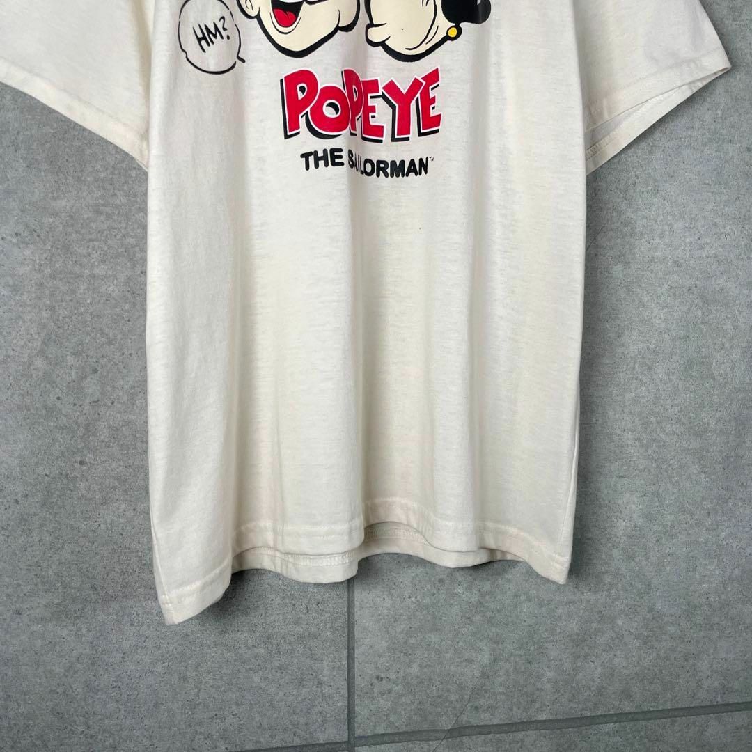 VINTAGE(ヴィンテージ)の[古着]POPEYE　半袖　Tシャツ　ポパイ　オリーブオイル　アメコミ　白 メンズのトップス(Tシャツ/カットソー(半袖/袖なし))の商品写真