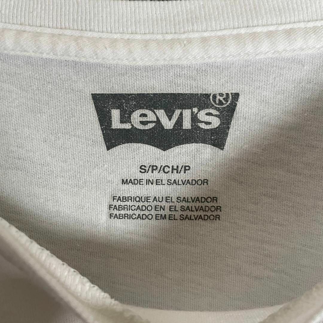 Levi's(リーバイス)の[古着]リーバイス　半袖　Tシャツ　ベアー　アニマル　自転車　プリント　白 メンズのトップス(Tシャツ/カットソー(半袖/袖なし))の商品写真