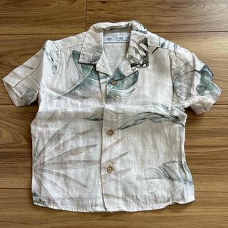 ザラキッズ(ZARA KIDS)のZARA  ベビー　リネンシャツ(シャツ/カットソー)