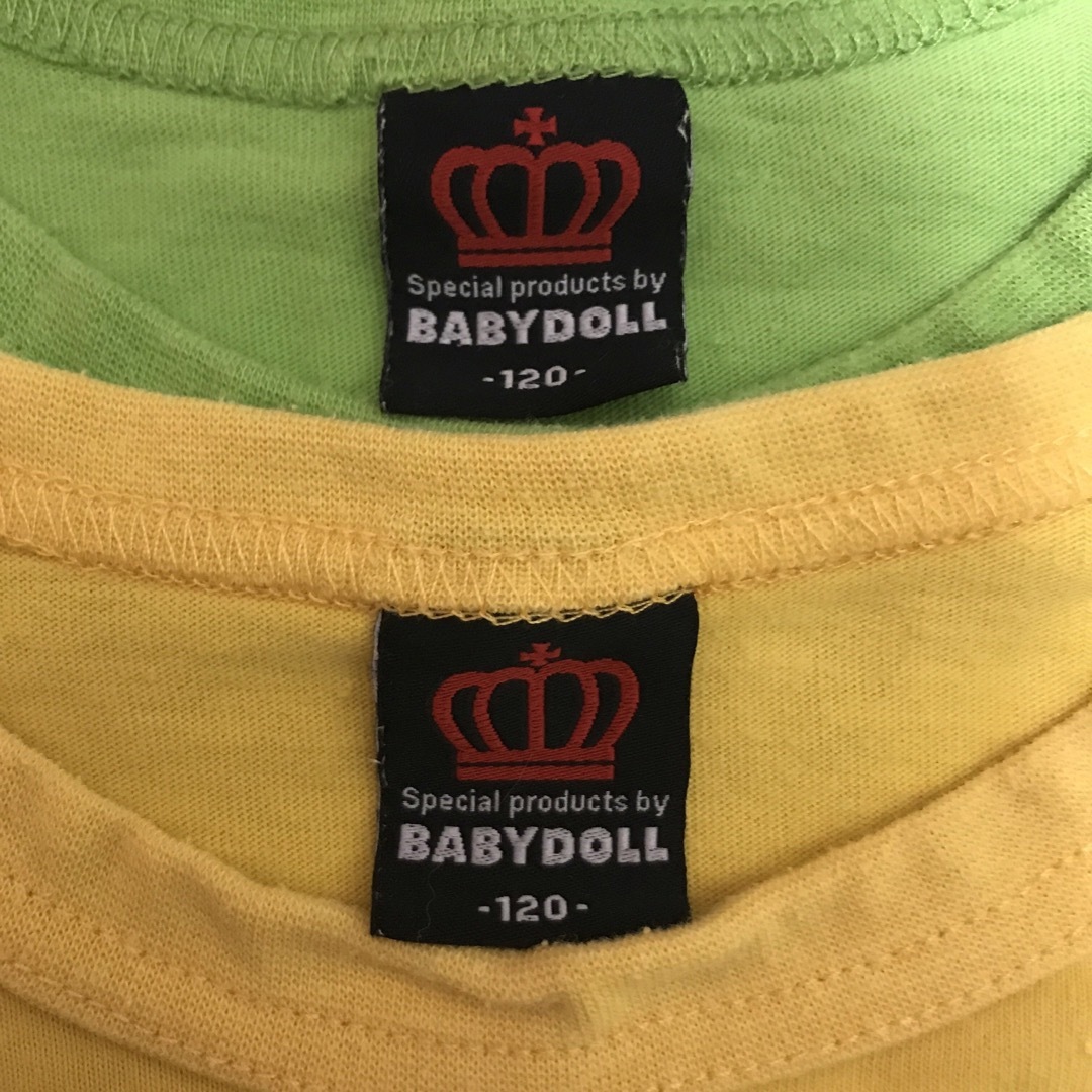 BABYDOLL(ベビードール)のベビードール  トイストーリー半袖Tシャツ2枚セット120 ゆったりタイプ キッズ/ベビー/マタニティのキッズ服男の子用(90cm~)(Tシャツ/カットソー)の商品写真