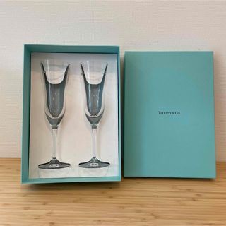 ティファニー(Tiffany & Co.)の【新品未使用】ティファニー　シャンパングラス　ペア　グラマシーシャンパン(グラス/カップ)