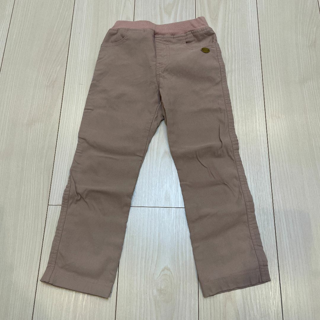 3can4on(サンカンシオン)の【110サイズ】3can4onスモーキーピンクのストレッチパンツ キッズ/ベビー/マタニティのキッズ服女の子用(90cm~)(パンツ/スパッツ)の商品写真