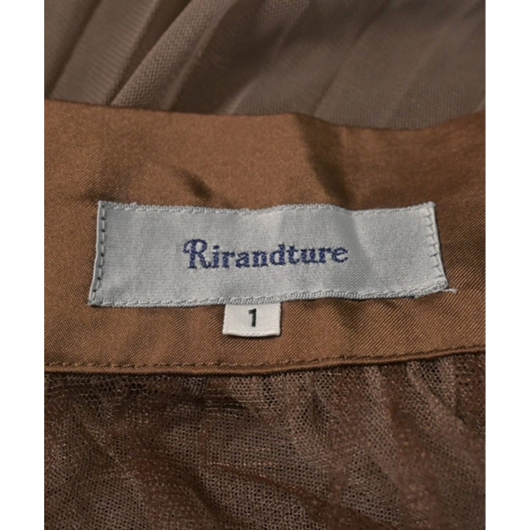 Rirandture(リランドチュール)のRirandture リランドチュール ロング・マキシ丈スカート 1(S位) 茶 【古着】【中古】 レディースのスカート(ロングスカート)の商品写真