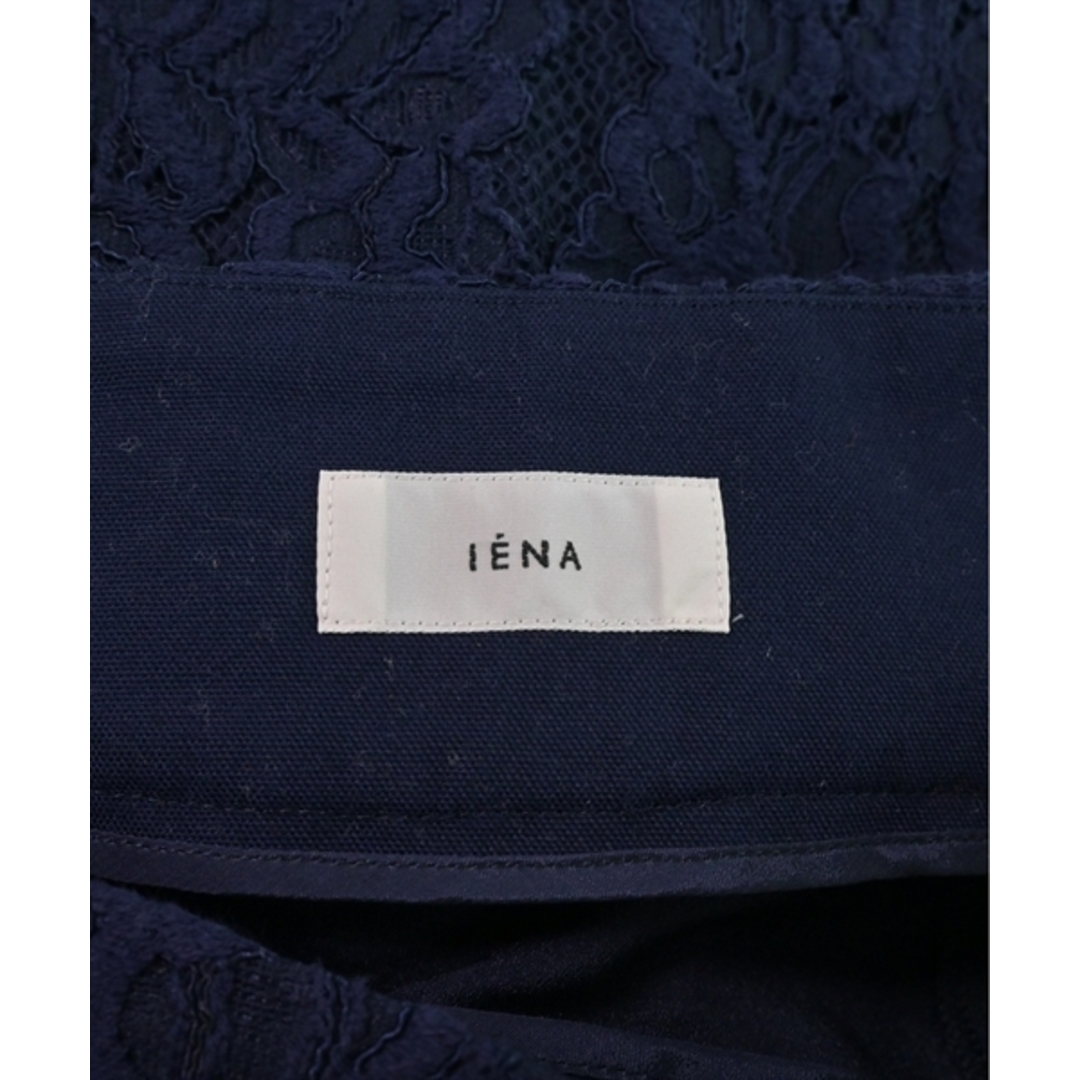 IENA(イエナ)のIENA イエナ ロング・マキシ丈スカート 40(M位) 紺(レース) 【古着】【中古】 レディースのスカート(ロングスカート)の商品写真