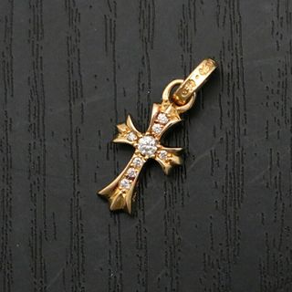 クロムハーツ(Chrome Hearts)のクロムハーツ【CHROMEHEARTS】【保証書付】【22K】【ダイヤモンド】 ベイビーファットチャーム/クロスチャーム/3.1ｇ 【中古】111447(その他)