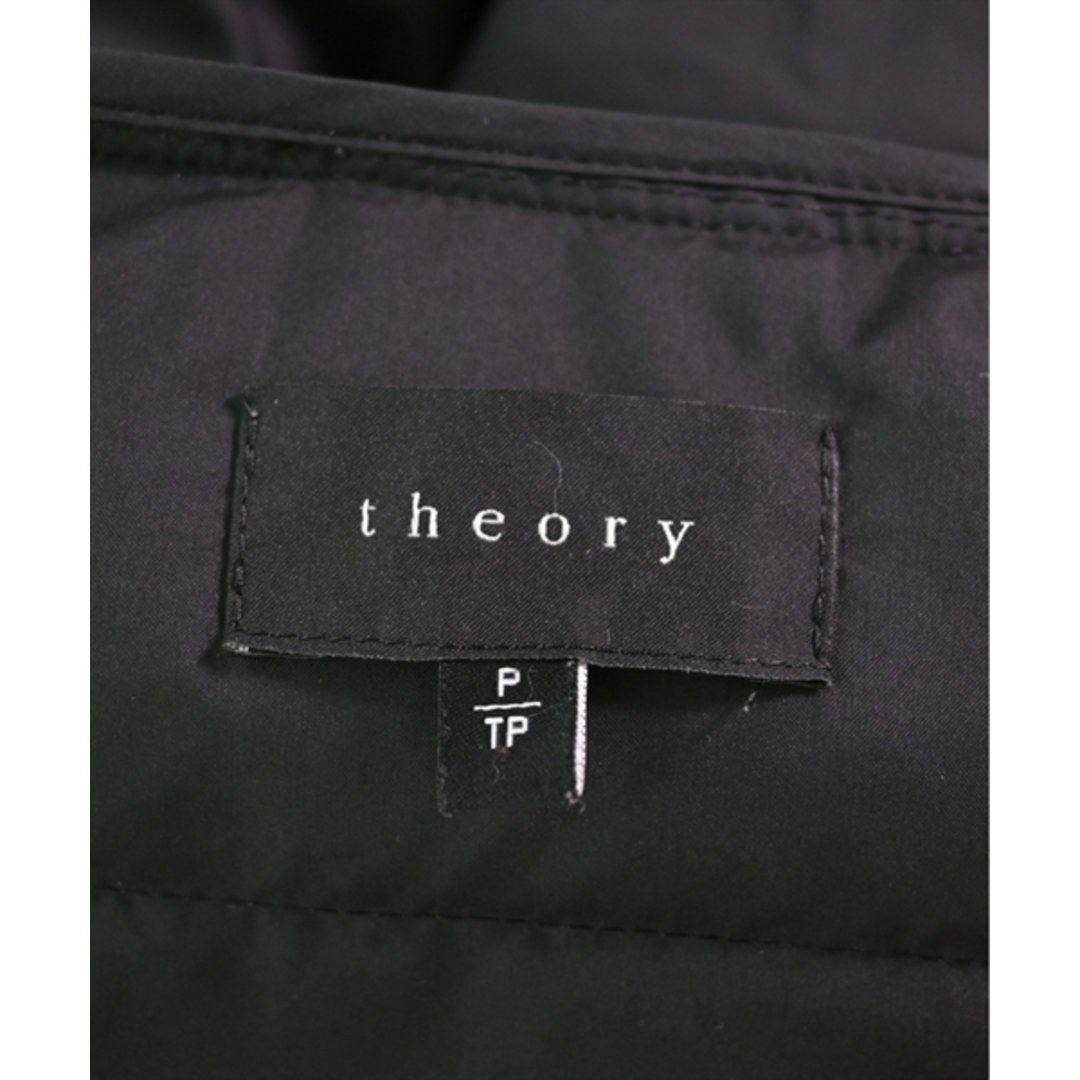 theory(セオリー)のTheory セオリー ダウンジャケット/ダウンベスト P(XS位) 黒 【古着】【中古】 レディースのジャケット/アウター(ダウンジャケット)の商品写真