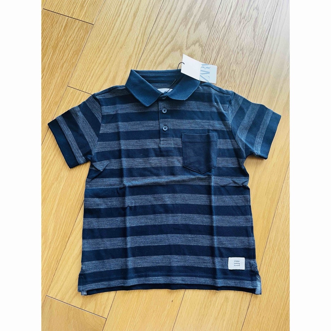 ZARA KIDS(ザラキッズ)の新品　zara kidsザラキッズ　ポロシャツ②134 130 9歳 キッズ/ベビー/マタニティのキッズ服男の子用(90cm~)(Tシャツ/カットソー)の商品写真