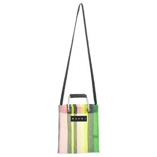 マルニ(Marni)のMARNI マルニ ショルダーバッグ - 緑x黒xピンク等 【古着】【中古】(ショルダーバッグ)