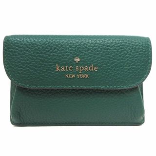 ケイトスペードニューヨーク(kate spade new york)の【新品】ケイトスペード カードケース KA574 kate spade ダンプリング レザー スモール フラップ カード ホルダー コインケース アウトレット レディース(名刺入れ/定期入れ)