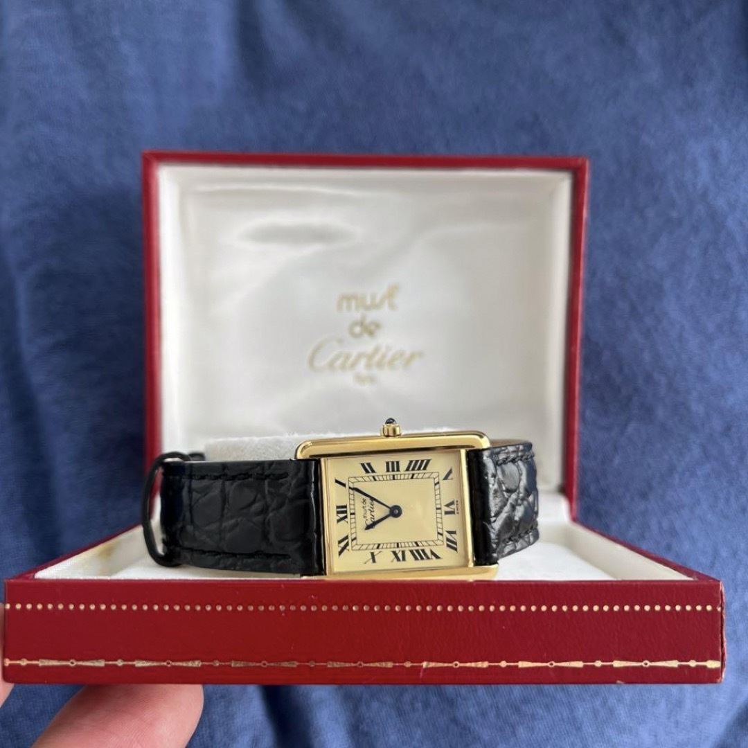 Cartier(カルティエ)のCartier マストタンク LM クォーツ 時計 メンズの時計(腕時計(アナログ))の商品写真