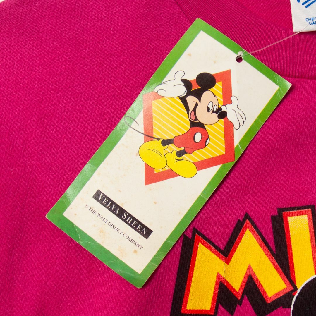 Disney(ディズニー)の1990年代 ベルバシーン ミッキーマウス Tシャツ デッドストック ビンテージ メンズのトップス(Tシャツ/カットソー(半袖/袖なし))の商品写真