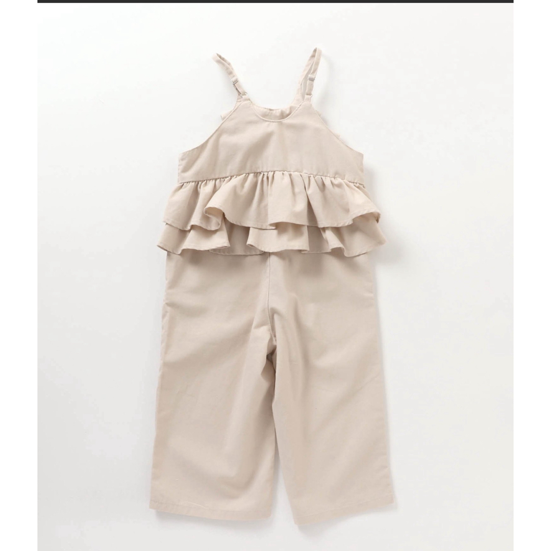 BREEZE(ブリーズ)のBREEZE ブリーズ　フリル　サロペット キッズ/ベビー/マタニティのキッズ服女の子用(90cm~)(パンツ/スパッツ)の商品写真