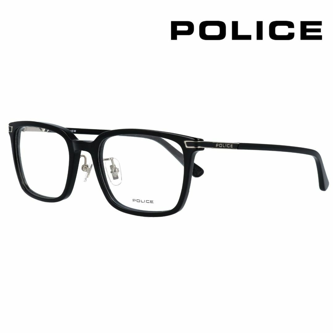 POLICE(ポリス)の新品未使用 POLICE ポリス VPLA12J 01KU レンズ交換対応可 メンズのファッション小物(サングラス/メガネ)の商品写真