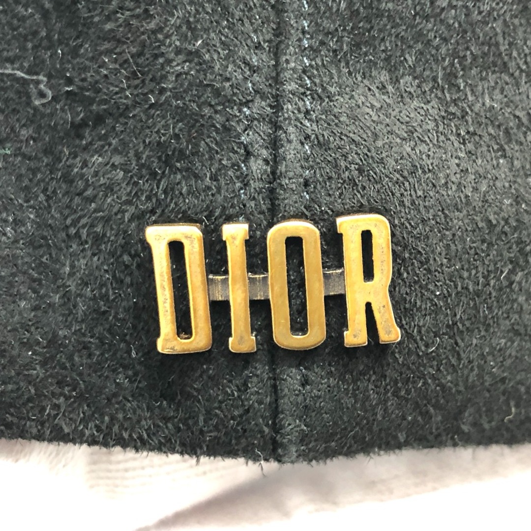 Dior(ディオール)のディオール Dior キャスケット 85PAR921G704 ロゴ キャップ ゴートスキン ブラック レディースの帽子(キャップ)の商品写真
