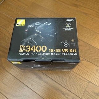 ニコン(Nikon)のNikon D3400 18-55 VR Kit 望遠ズームレンズ付き(デジタル一眼)