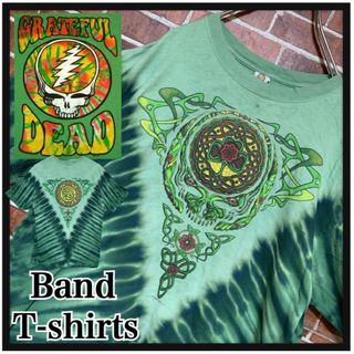 ミュージックティー(MUSIC TEE)の【希少】grateful dead★グレイトフルデッド☆タイダイ★バンドTシャツ(Tシャツ/カットソー(半袖/袖なし))