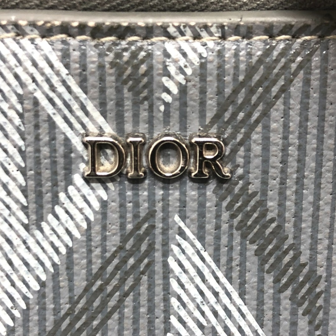 Dior(ディオール)のディオール Dior CD ダイヤモンド ポーチ 2ESBC119DCO ショルダーバッグ コーティングキャンバス グレー メンズのバッグ(ショルダーバッグ)の商品写真