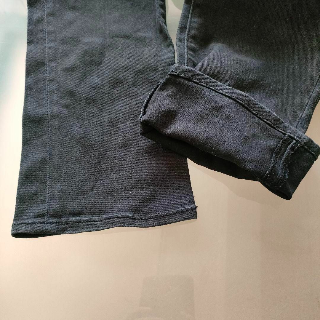 GU(ジーユー)のGU ジーユー  ストレッチカラー  スリムパンツ　黒　31 メンズのパンツ(その他)の商品写真